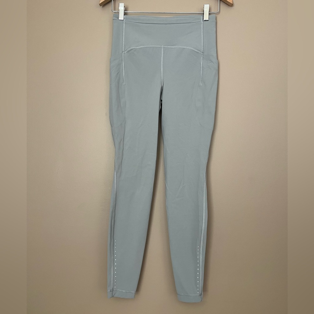 {Lululemon} Swift Speed High-Rise Tight Leggings in Brushed Luxtreme Gull Grey